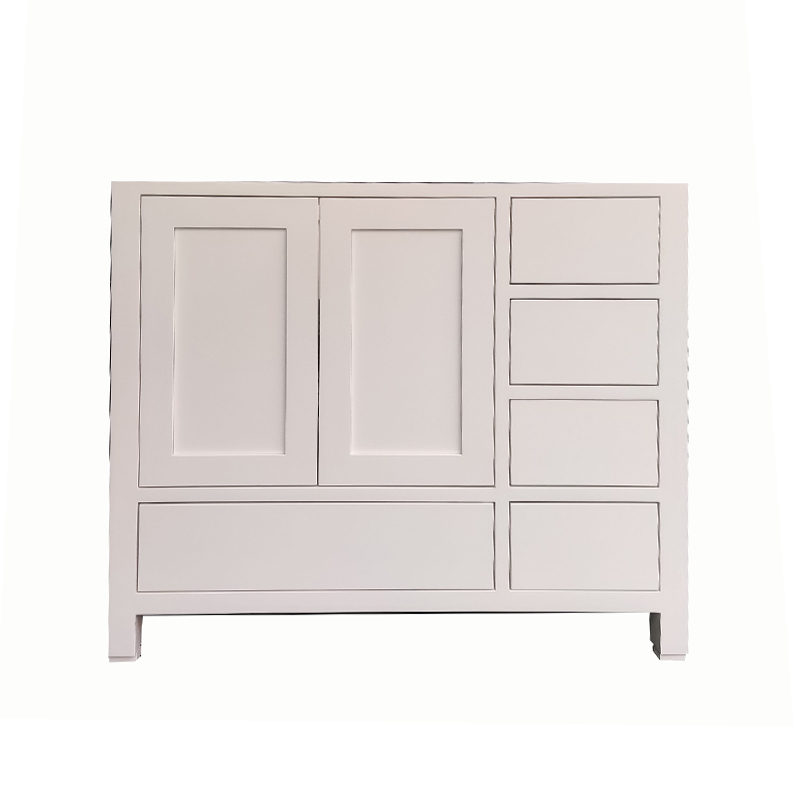 MEAKCABINETRY 36 inch solid wood paint high-end bathroom cabinet VD1DB36
